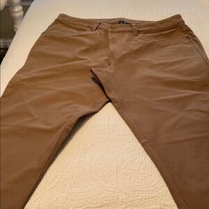 lululemon athletica Brown 5-Pocket Canvas Pants